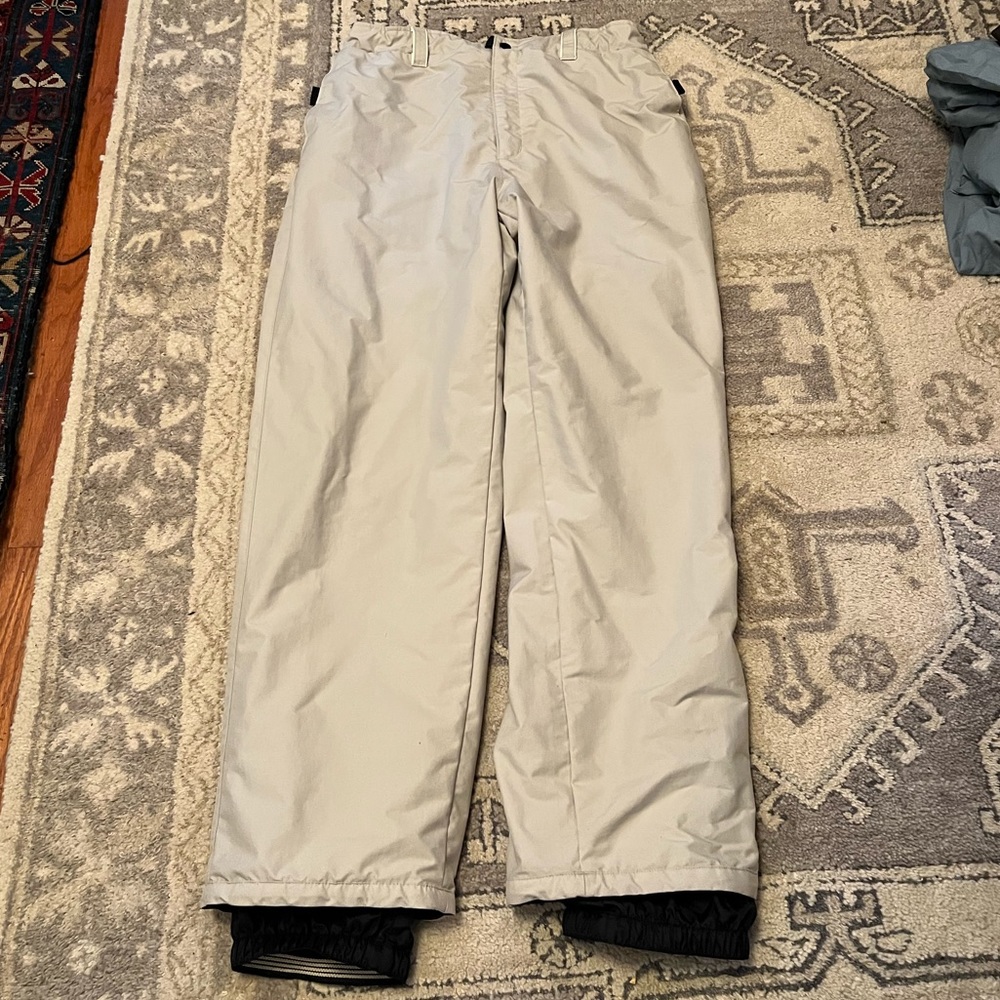 vintage solid liquid snow pants